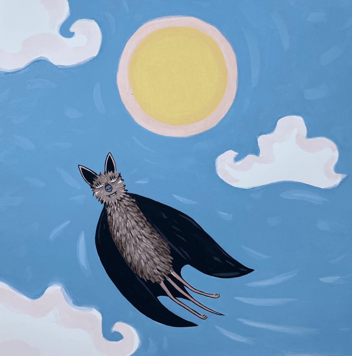 A flying bat